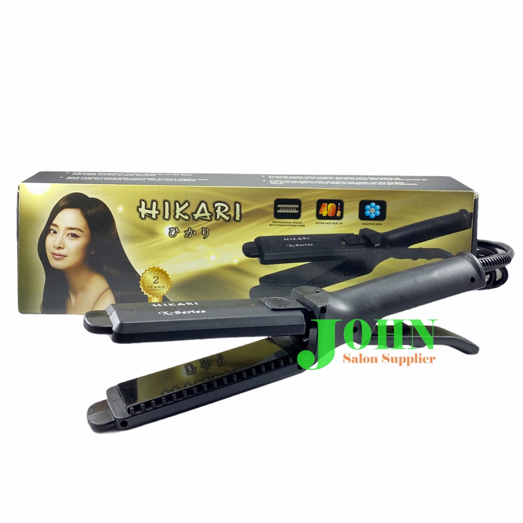 Catok Rambut HIKARI HK X-1001 | Professional Ionic Hair Straightener | Pelurus Rambut X-Series