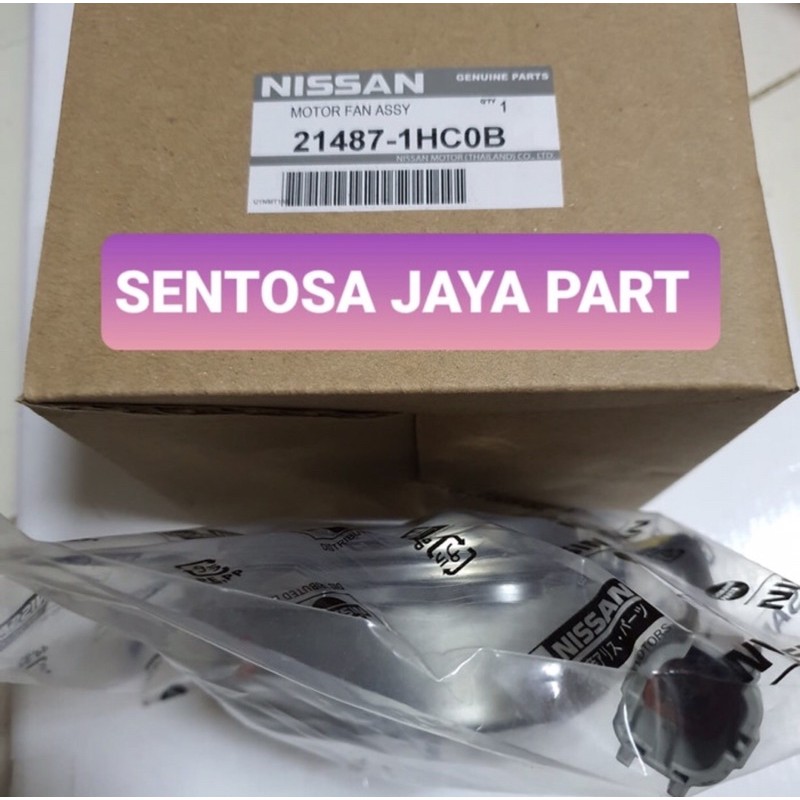 MOTOR FAN ASSY NISSAN MARCH ORIGINAL GARANSI 1 bulan