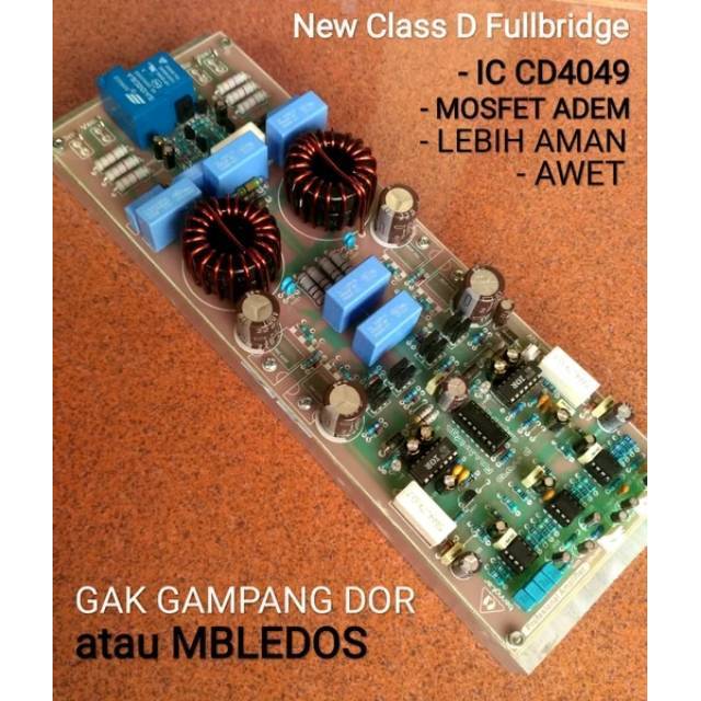 Jual KIT POWER AMPLIFIER CLASS D FULLBRIDGE Indonesia|Shopee Indonesia