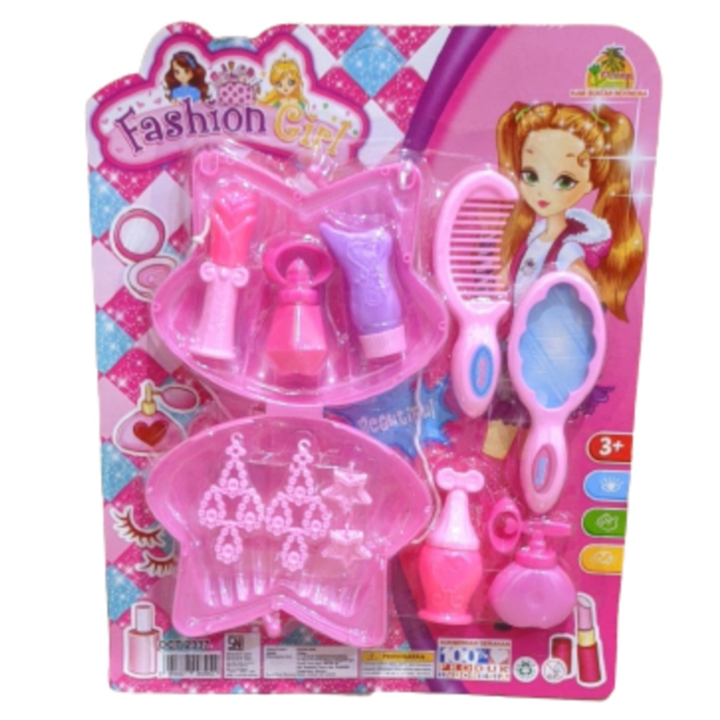 Mainan Anak Perempuan Perlengkapan Make-up Salon Fashion Girl Maenan Anak-anak Cewek Umur 3 4 5 Tahu