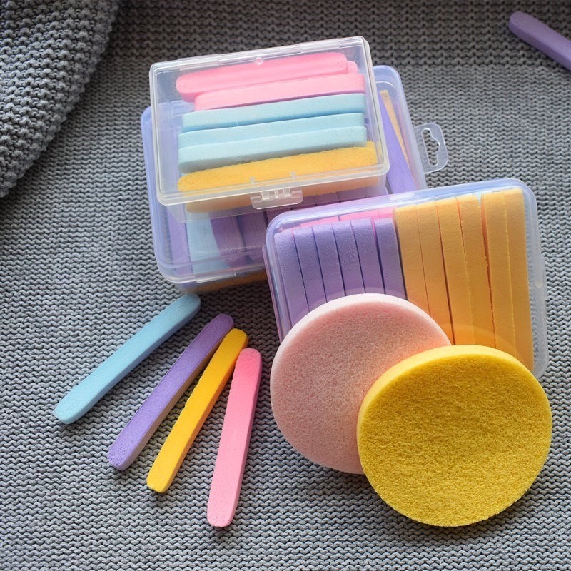 ✨Sponge Stick 12 batang / Compressed Facial Sponge / Spon Kentang