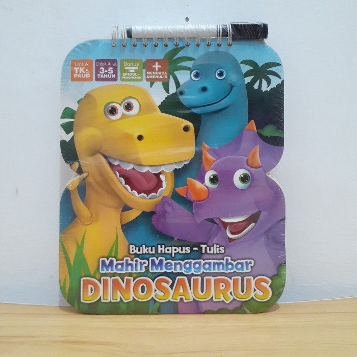 

BUKU HAPUS TULIS MAHIR MENGGAMBAR DINOSAURUSq