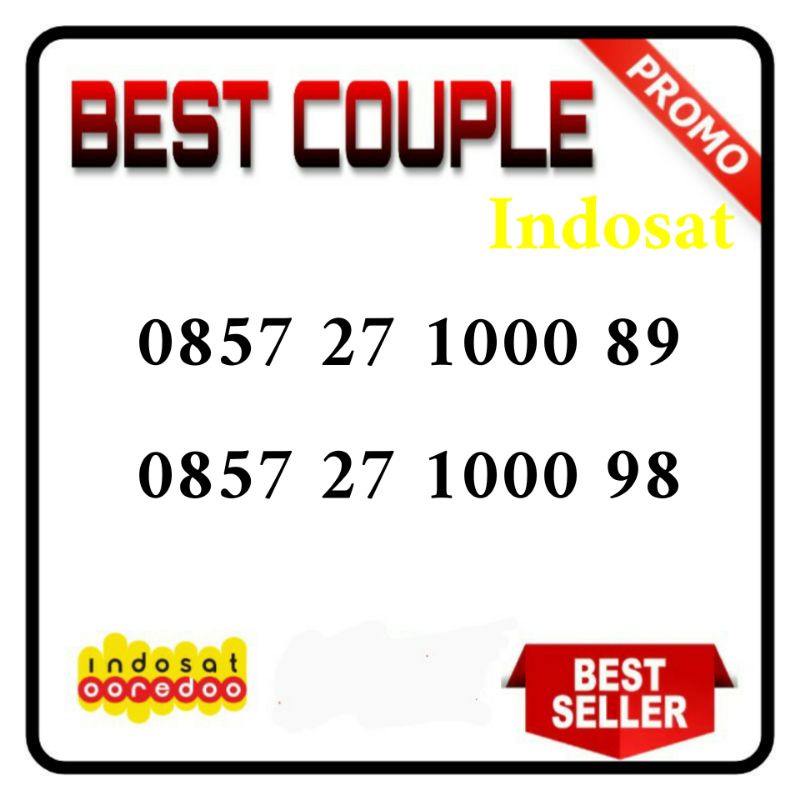 Nomor cantik indosat couple nomer indosat couple 4GLTE