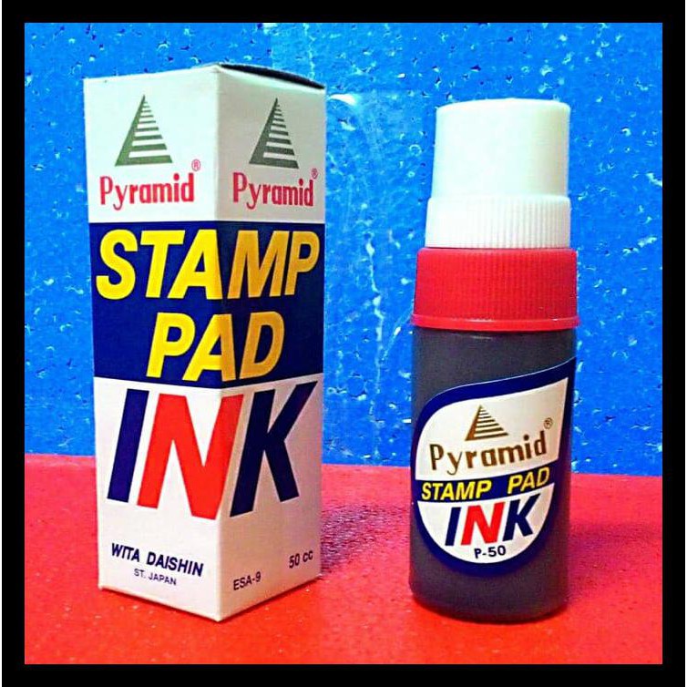 

Diskon Pyramid Stamp Pad Refill Ink Warna Merah | Tinta Stempel Pyramid Keren