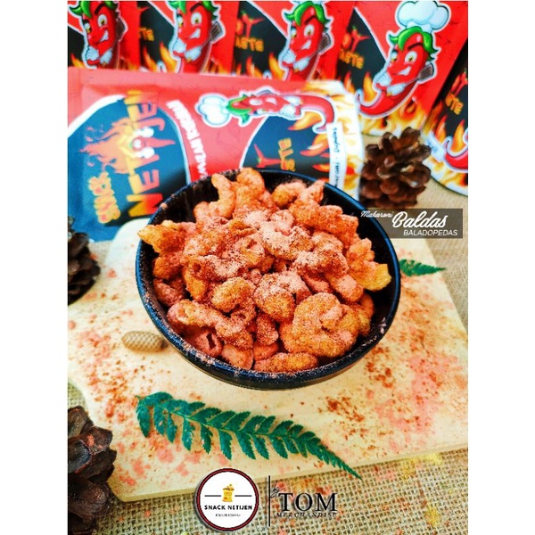 

Snack Netijen Makaroni Renyah Rasa Balado Pedas Cemilan Kekinian Macaroni Premium Kemasan 55Gr