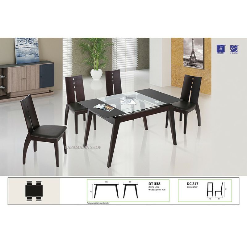 Meja Makan 4 Person Murah  - DT 338 - DC 217 - Medan