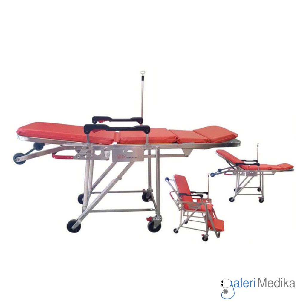 GEA YDC 3D Emergency Stretcher Ambulance - Brankar Multipurpose Stretcher