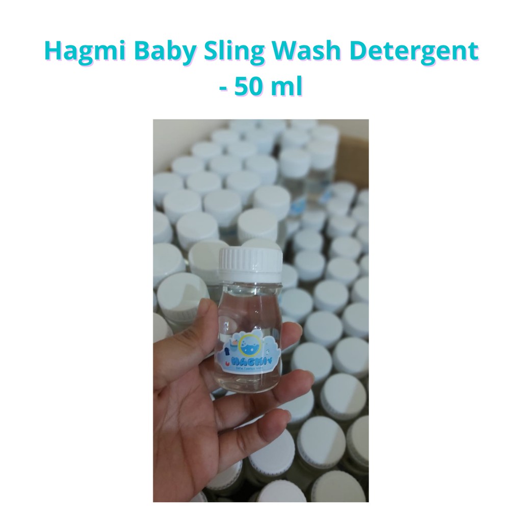 Hagmi Babysling Wash 50ml - Sabun Detergent pencuci khusus gendongan bayi Botol Mini