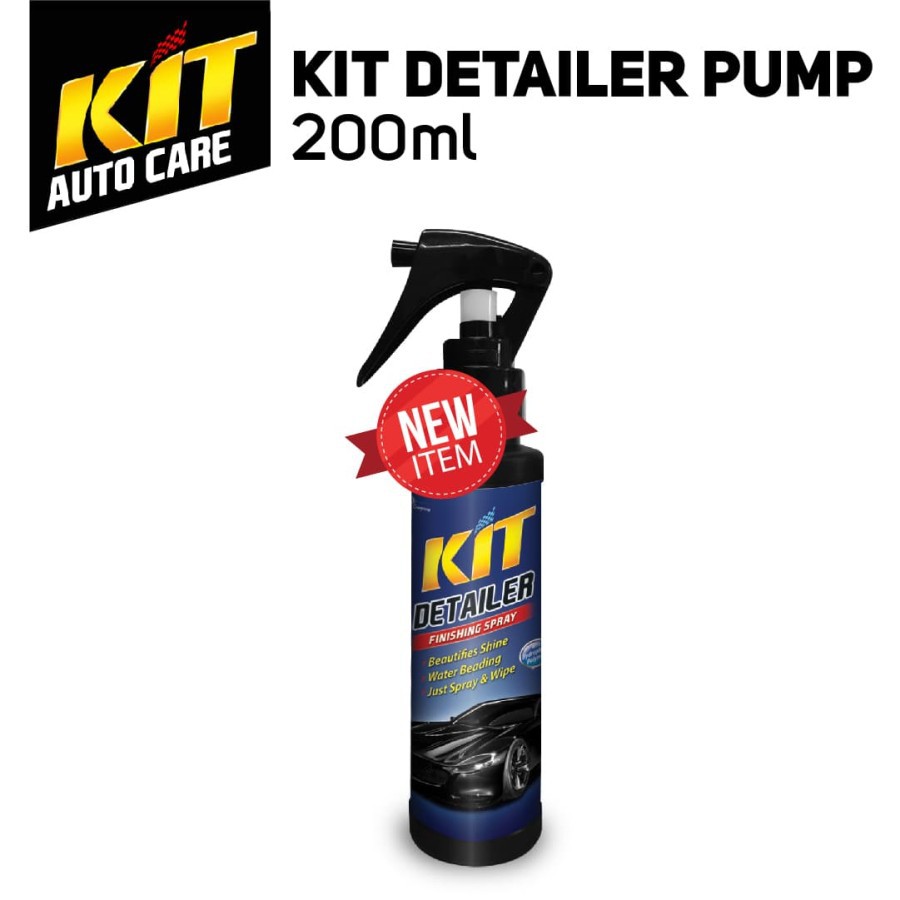 KIT Detailer Spray efek daun talas / pembersih noda cat mobil motor