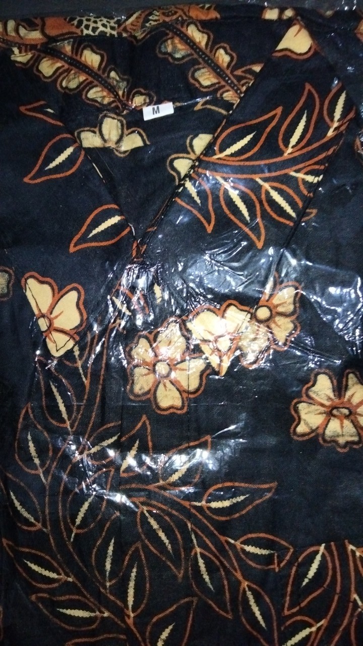Atasan Batik Lengan Pendek 021 Risna Batik Hrb026 Hem Batik Pekalongan