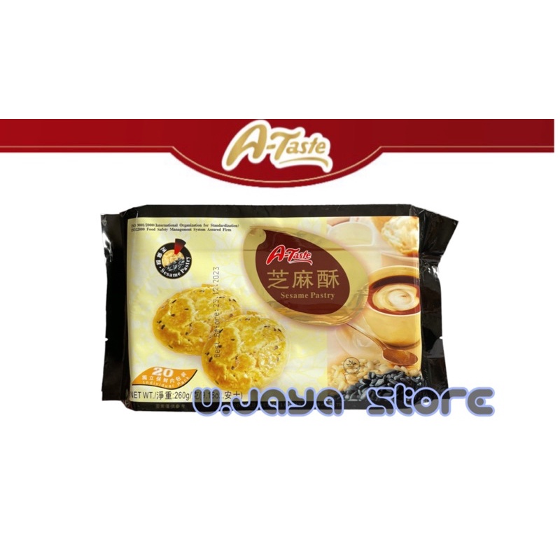 A-Taste Sesame Pastry / Kue Wijen / Biskuit Wijen 260g