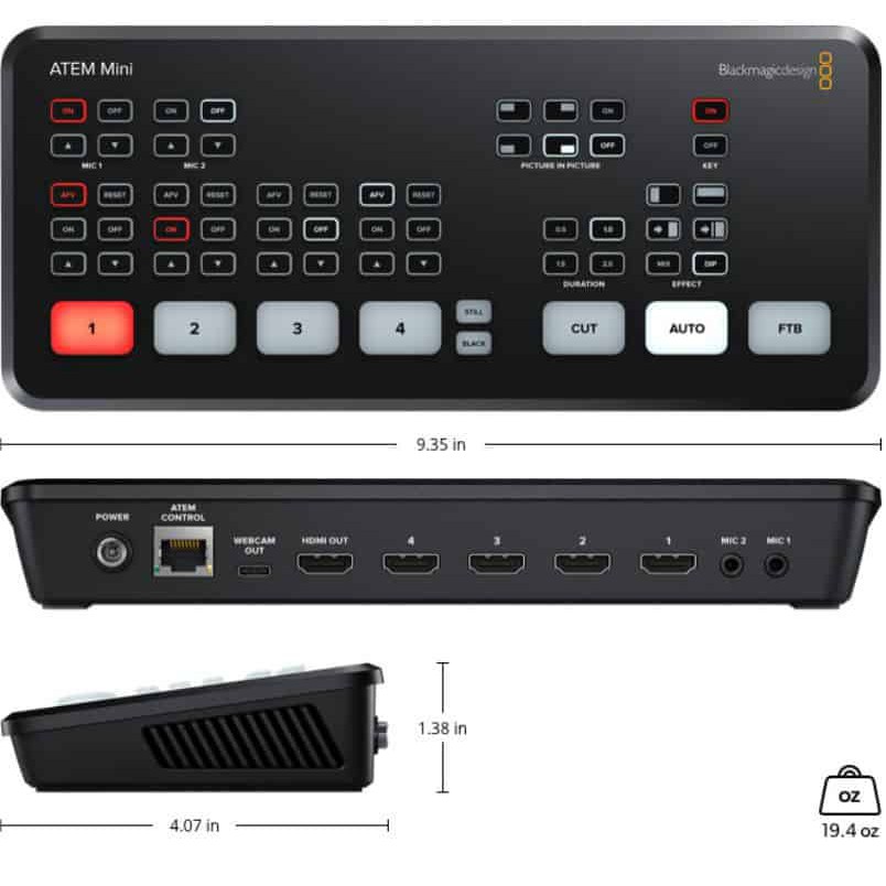 Jual blackmagic atem mini hdmi live switcher Shopee Indonesia