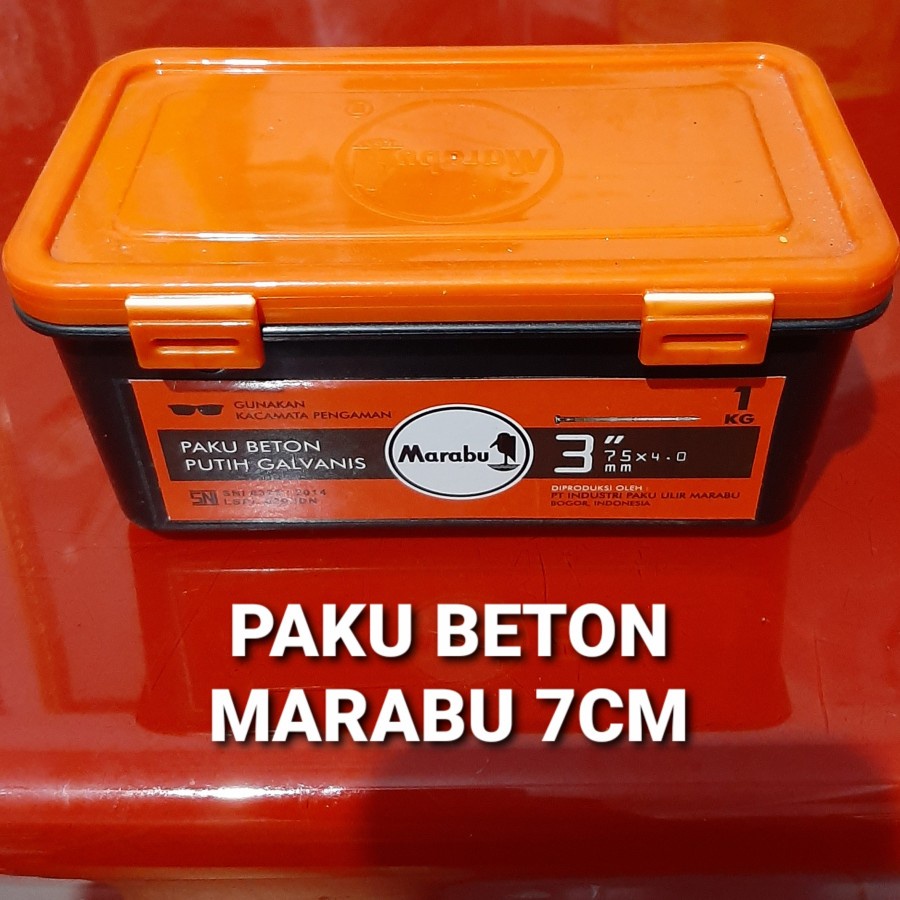 Jual Paku Beton Marabu Putih Cm Full Kilo Shopee Indonesia