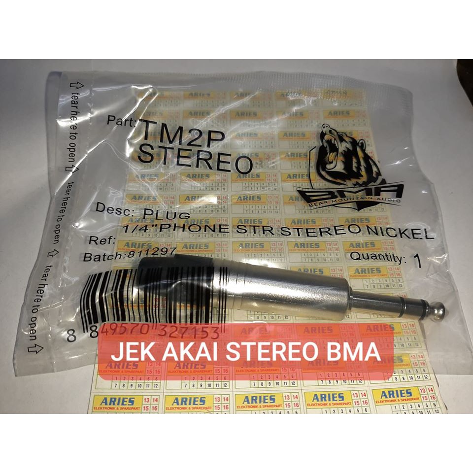 JEK AKAI BMA STEREO JEK MIC STEREO BMA