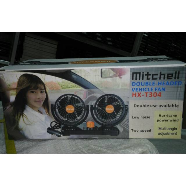 Kipas angin mobil double