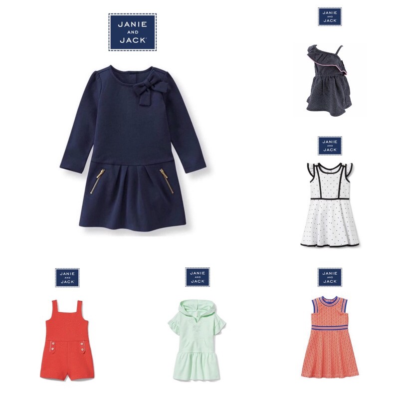 [3 BULAN-7 TAHUN] DRESS J@NIE AND J@CK ORIGINAL/ATASAN J@NIE AD J@CK/BAJU ANAK PEREMPUAN