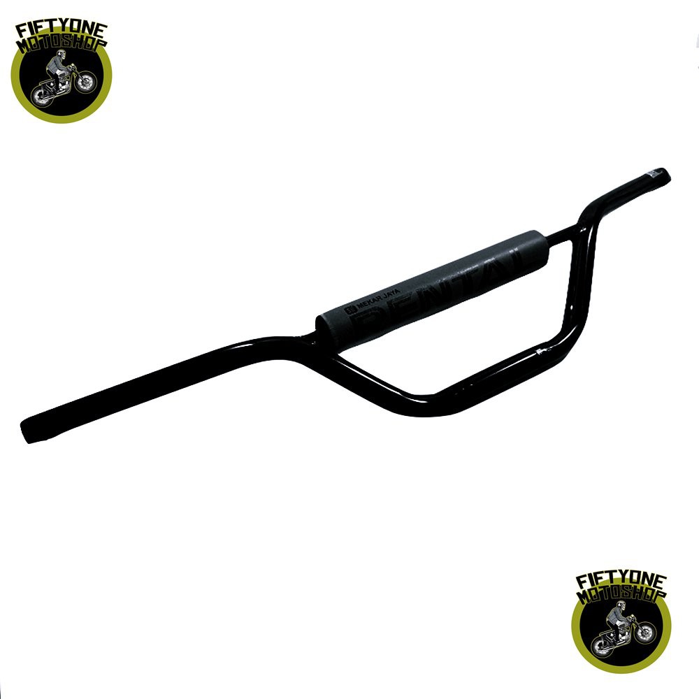 Stang Motor Trail Bebek Matic Honda Yamaha Hitam Set Busa Stang XCross