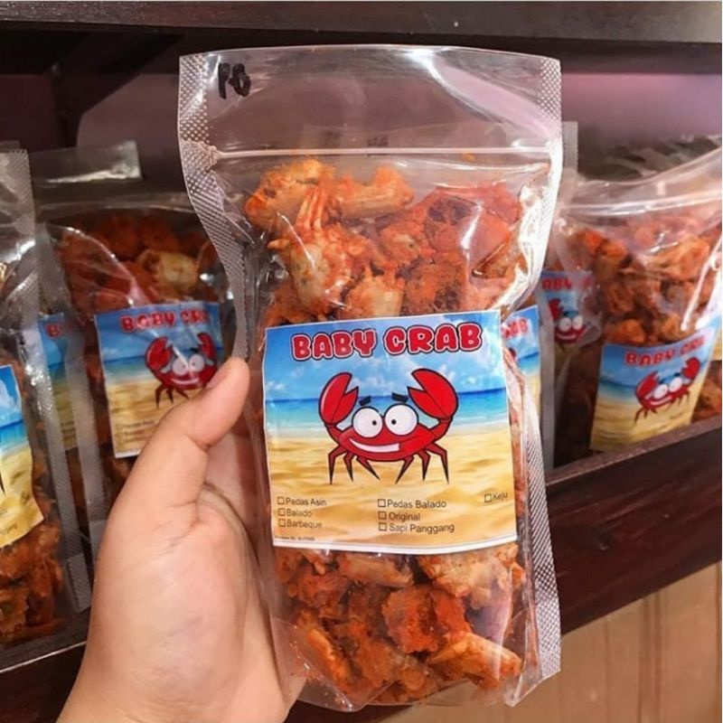 Jual Baby Crabs Crispy Renyah Viral 50gr Indonesia|Shopee Indonesia