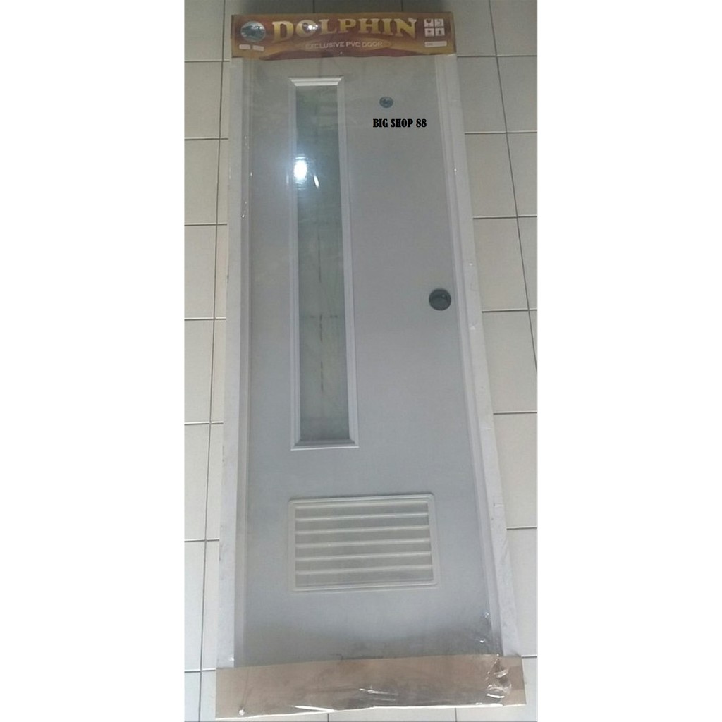 Pintu Wc Pintu Kamar Mandi Pintu Toilet Pvc Exclusive Door Full Set Daun Dan Kusen Motif Kaca Shopee Indonesia