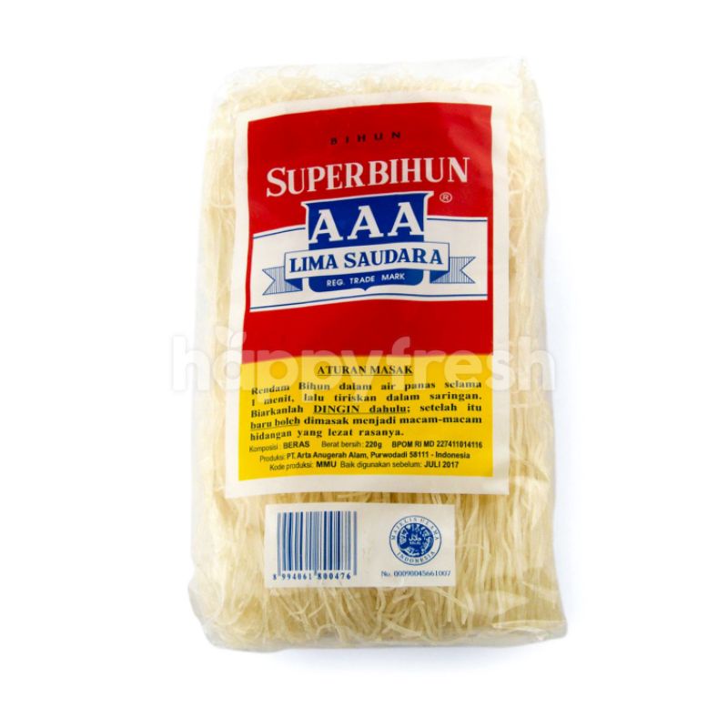 

Bihun AAA Berat 220 gram SAYUR GEDEBAGE PRAKTIS BANDUNG