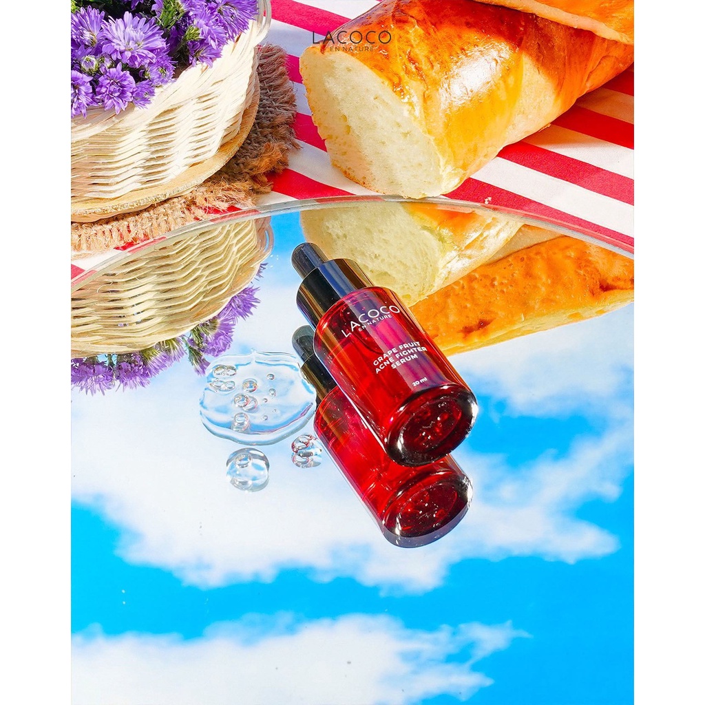 Lacoco Grape Fruit Acne Fighter Serum Original Nasa - GRAPESERUM