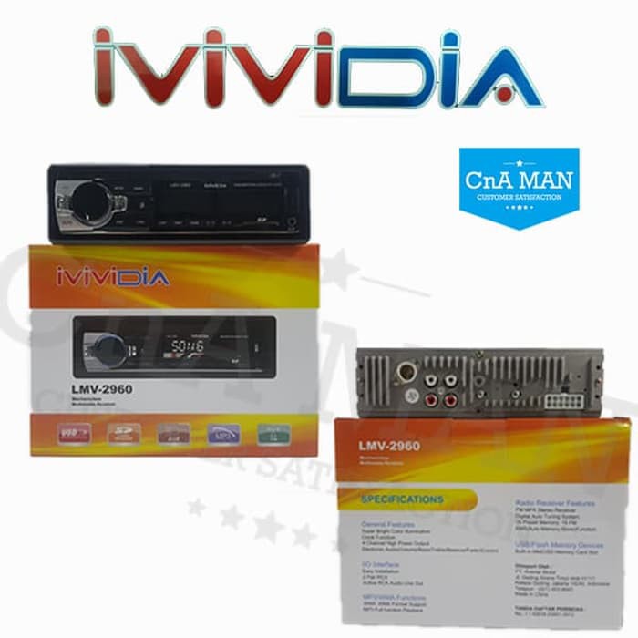 Orca Tape Single Din Head Unit Radio USB SD Card MP3 Mobil