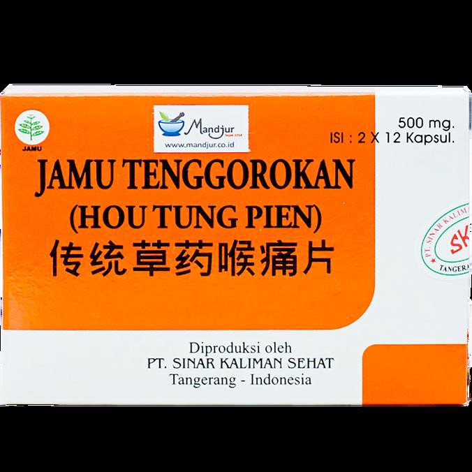 Pien Tze Huang Sore Throat Capsule (Jamu Tenggorokan) >