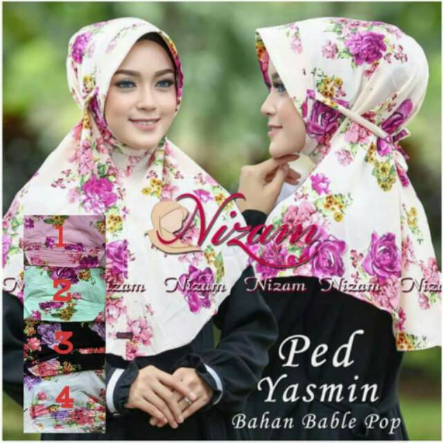 Jilbab Pad Yasmin by Nizam
