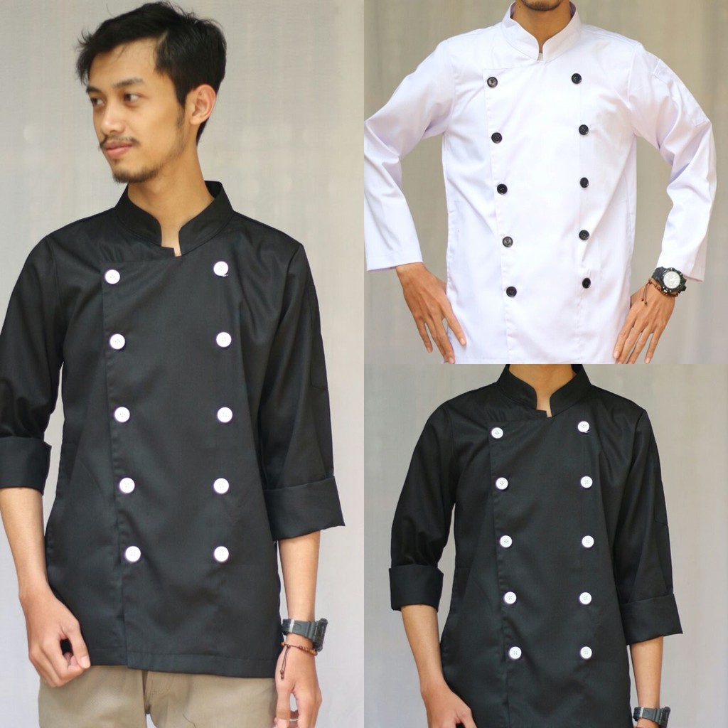 Baju Chef Model 5 Shopee Indonesia