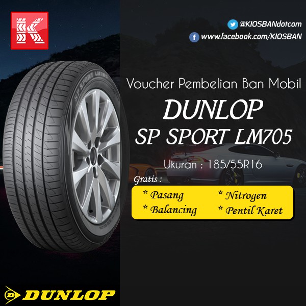 Dunlop SP Sport LM705 185/55R16 Vocer