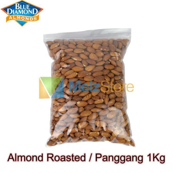 

Kacang Almond Panggang Kupas Blue Diamond Roasted 1Kg Mentarieka_Shop