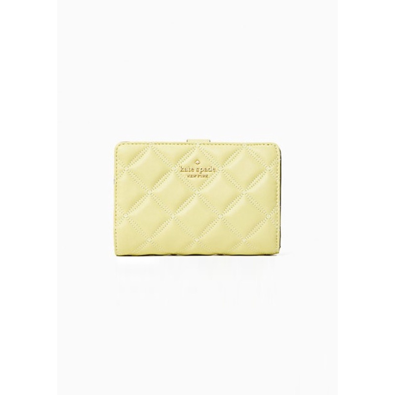 Kate Spade Natalia Medium Compact Bifold Wallet Frosty Lime