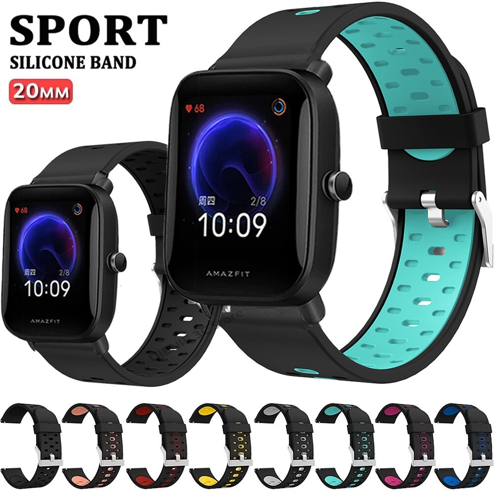 Strap Sportband For Amazfit GTR 42mm Amazfit GTS GTS2 GTS 2 Mini GTS 2e Amazfit BIP - SPRT Replaceme