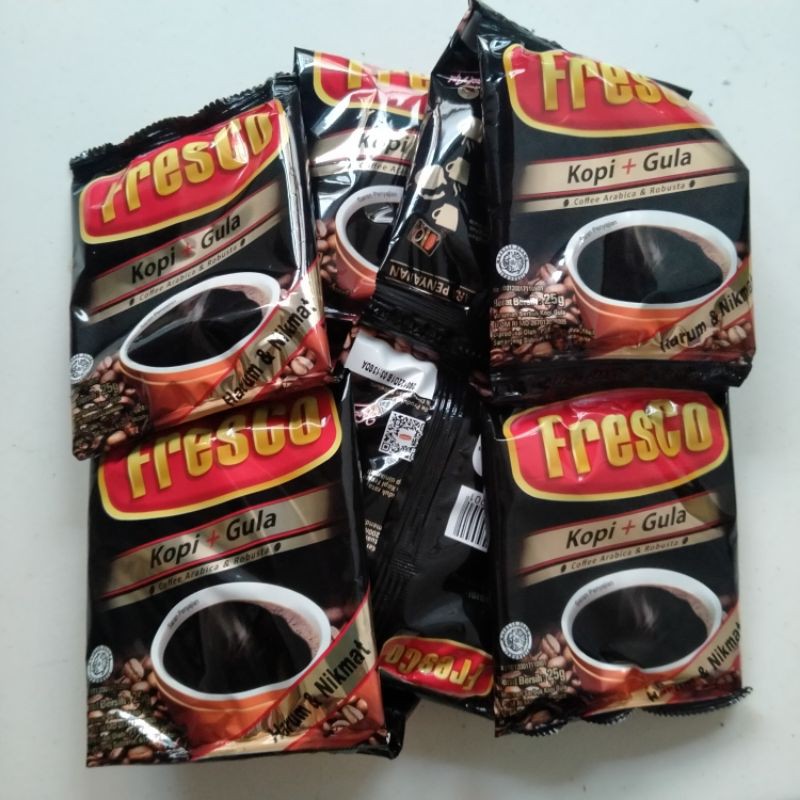 

KOPI FRESCO KOPI + GULA ISI 65 ML isi 6 + 2 bungkus