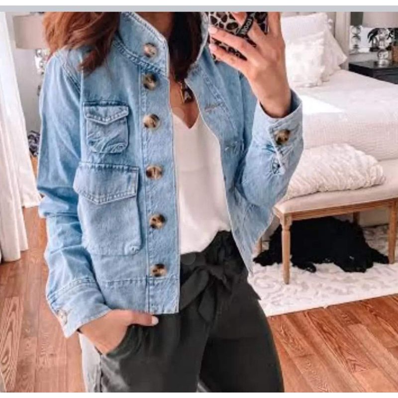 Denim Jacket LOF'T Pria - Wanita