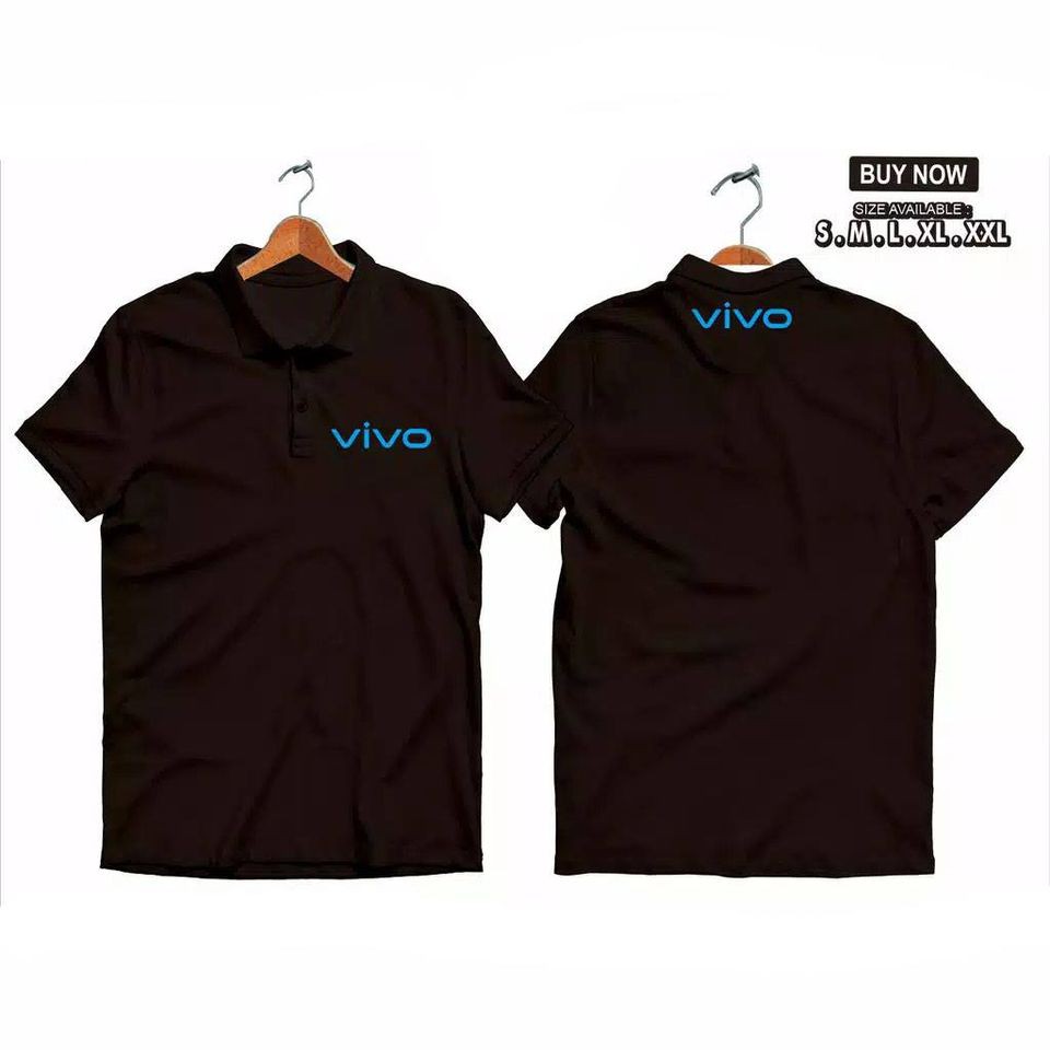polo shirt vivo smartphone / kaos kerah smartphone vivo premium