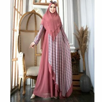 Real Pic 100 percen Ori GLZ GLAMZ Gamis Dress Set syari athalia 2
