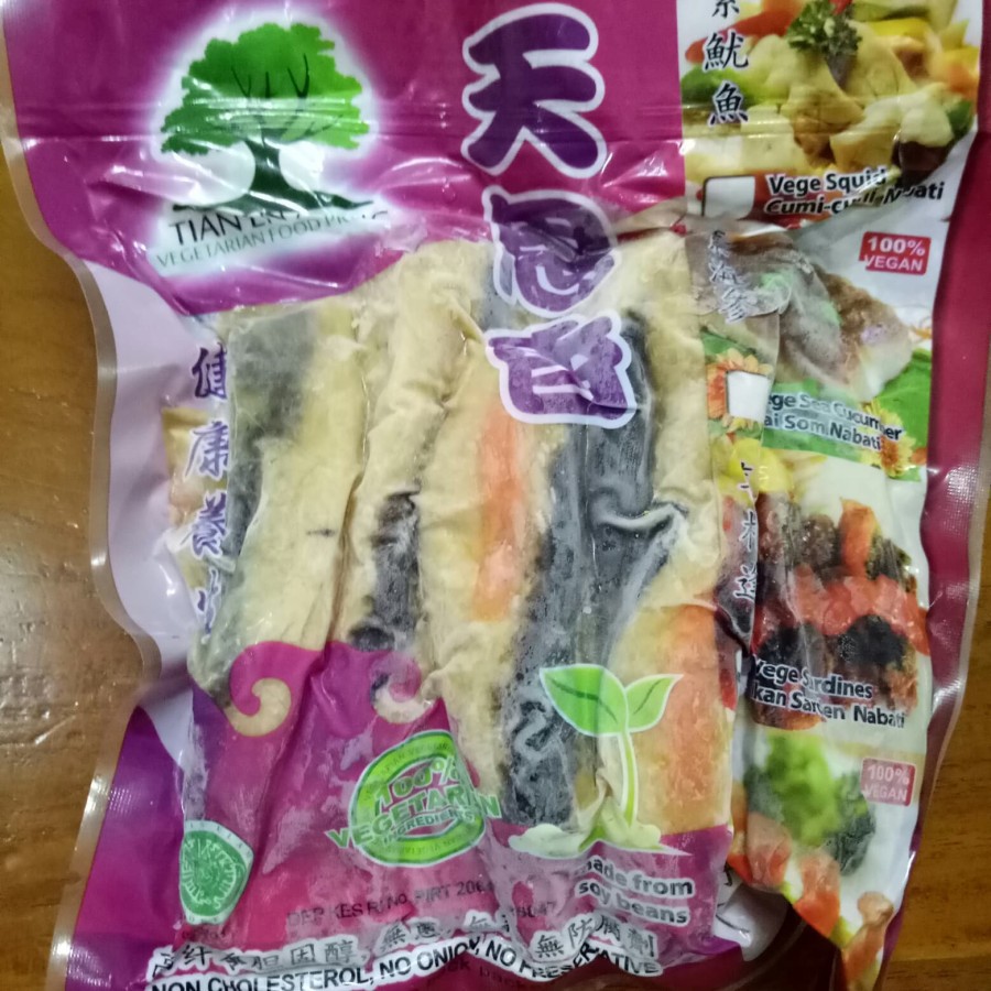 

vegetarian tian en xiang sardiness / ikan sarden 250 gr