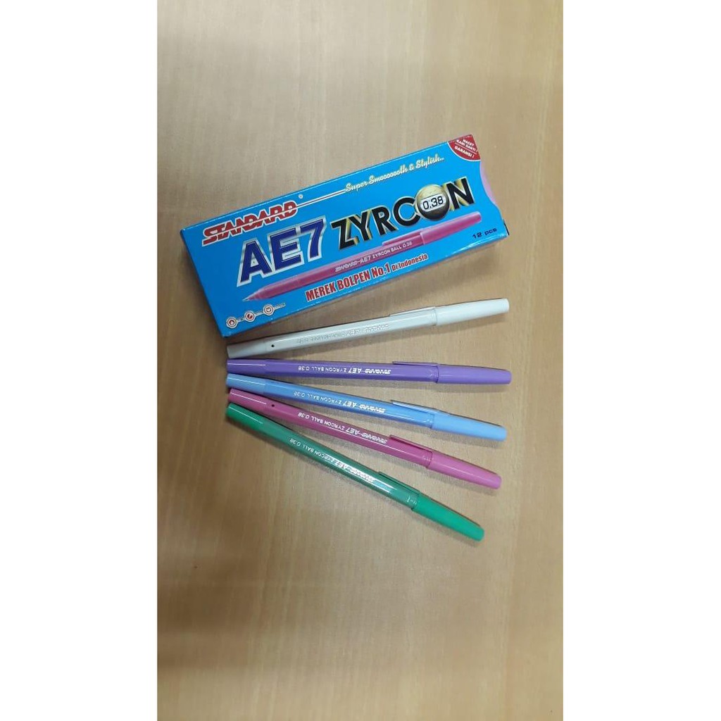 

Pulpen Standard AE7 Zyrcon 0.38 (12pcs)