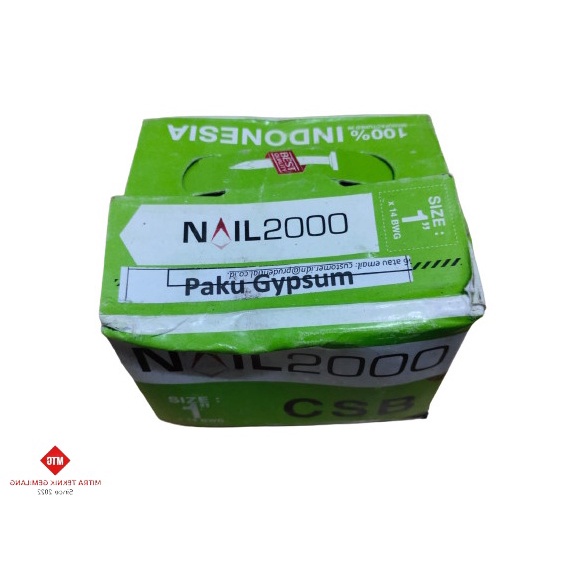 Paku Ramset Nail2000 CSB Super Fix Nails PL22 Gypsum Gipsum 1" Inch