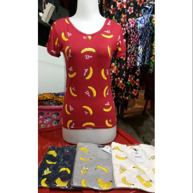 Kaos pisang Cewek
