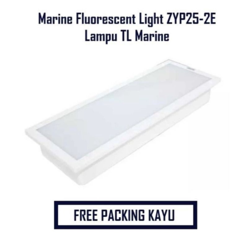 marine fluorescent light ZYP25-2E / lampu pendant TL marine hemat energi