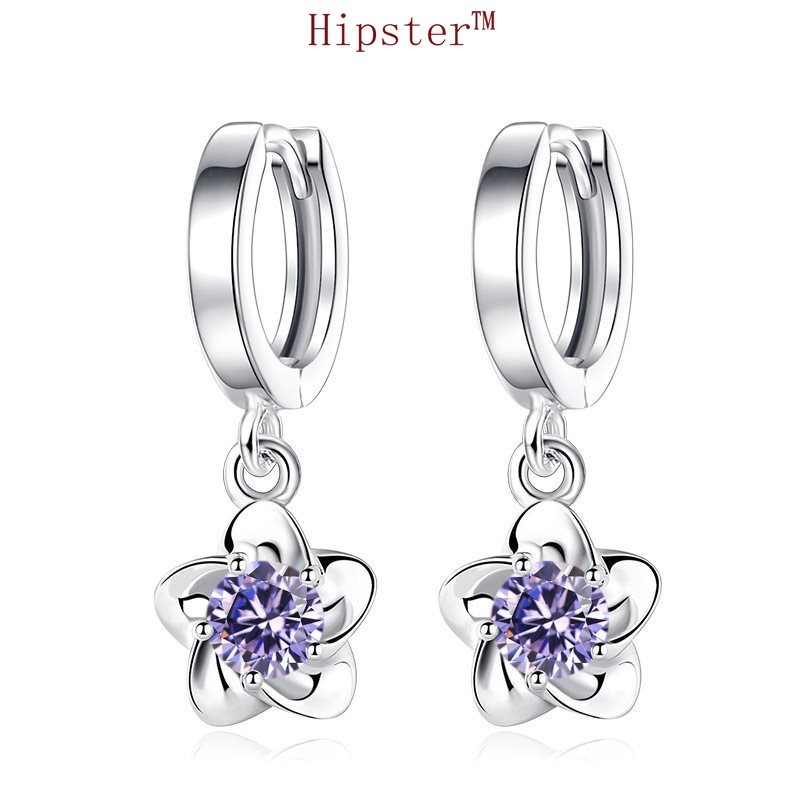 Popular Best-Selling Fashion Classic Exquisite Plum Earrings