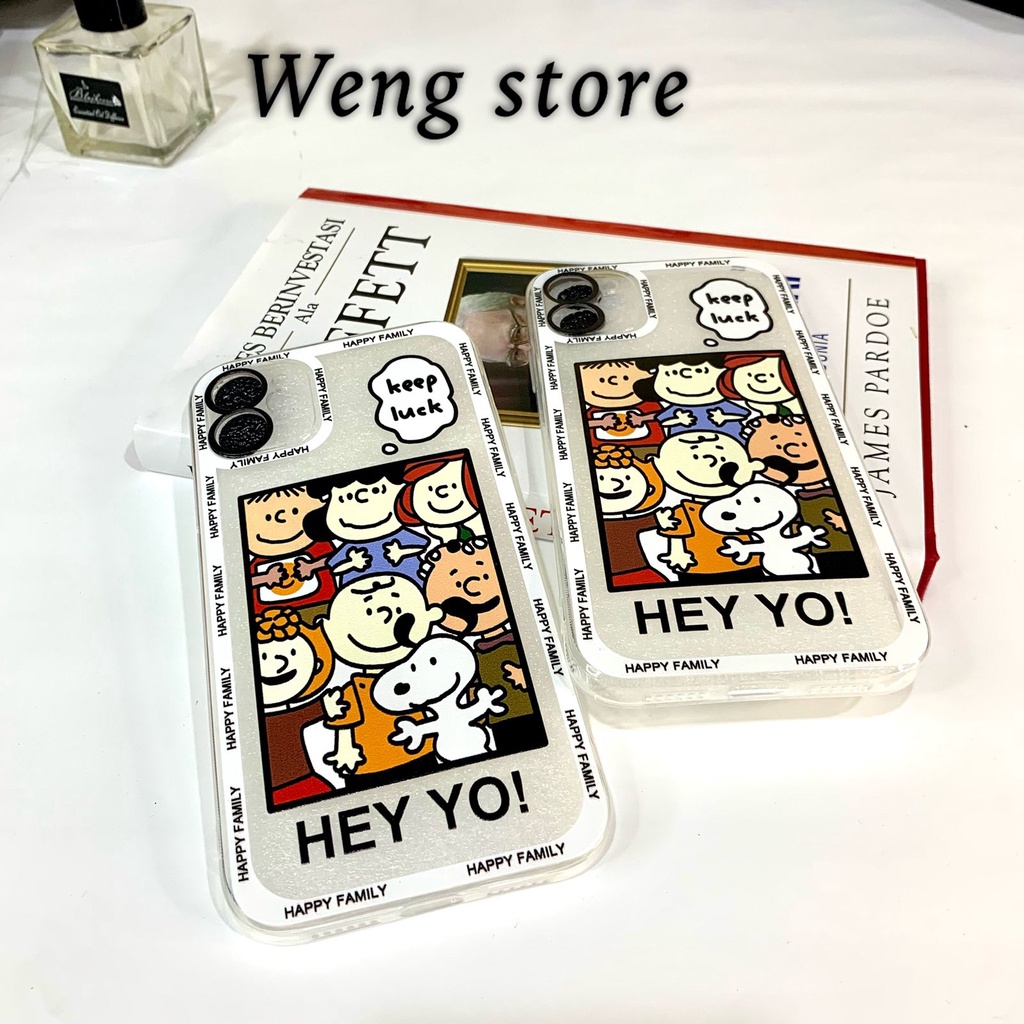 Snoopy Family Case For Xiaomi Redmi 4A 5A 6A 9A 9C 10A Iphone 7 8 XR 11 12 13