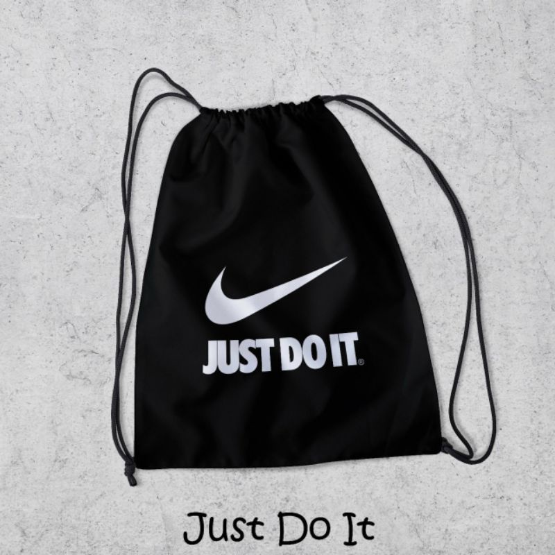 Tas Serut Waterproof - New String Bag Just Do It