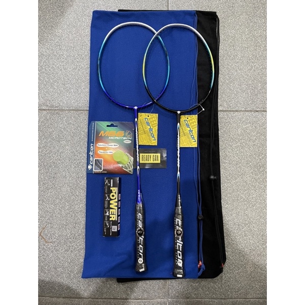 RAKET CARLTON POWERFLO 806 / raket badminton carton / paket raket carlton murah