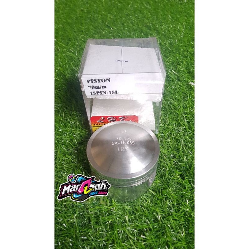 Piston LHK 70 pen 15 set ring piston marqsah racing-LHK cembung