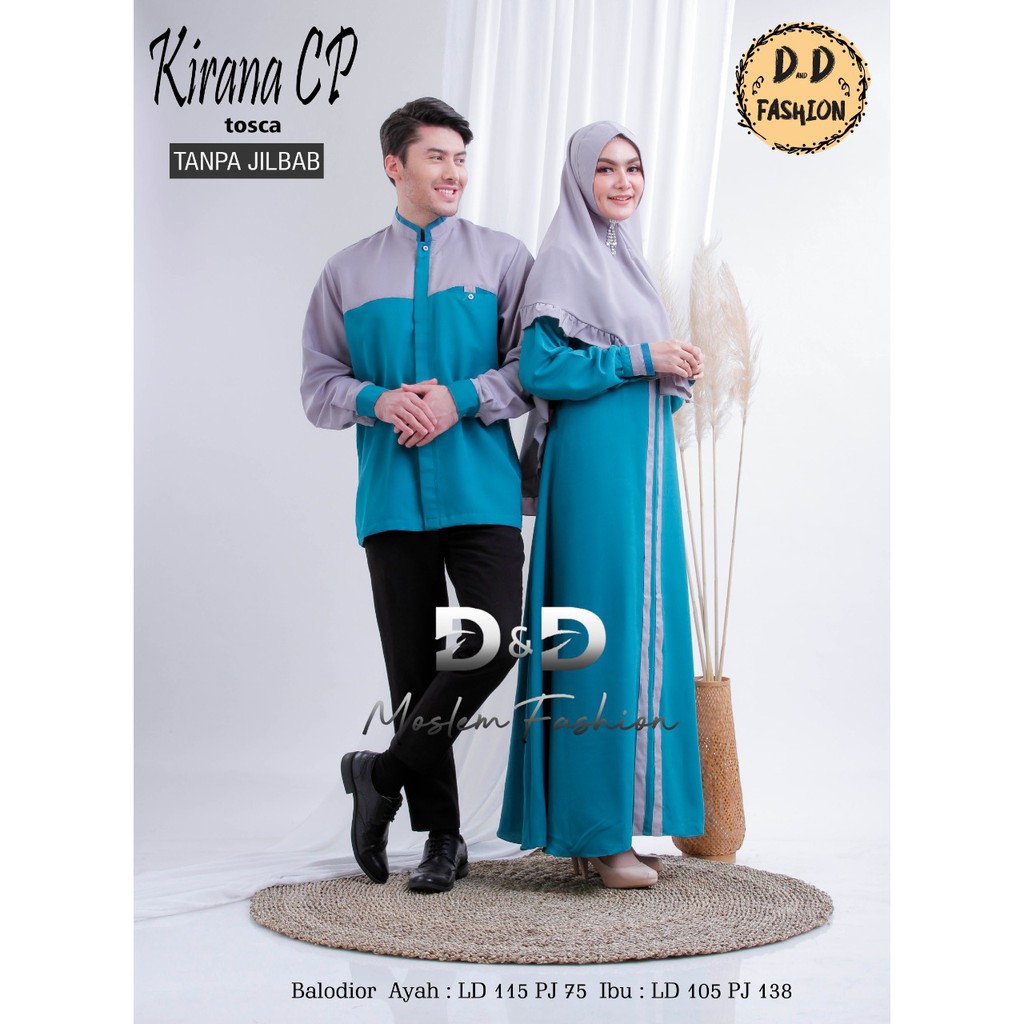 Kirana couple gamis + koko