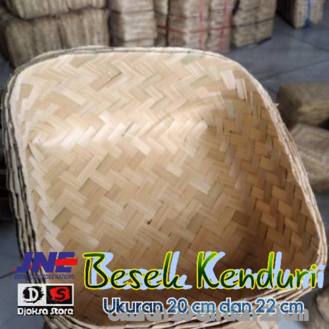 Besek nasi Kenduri kwalitas pilihan ukuran 20 dan 22