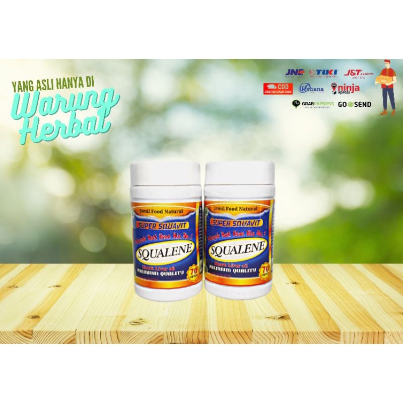 Kapsul Squalene Kapsul minyak hati ikan hiu-super squavit isi 70 kp